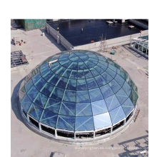 LF Estructura de acero Skylight Techo de techo de construcción Precio de domo de techo de vidrio